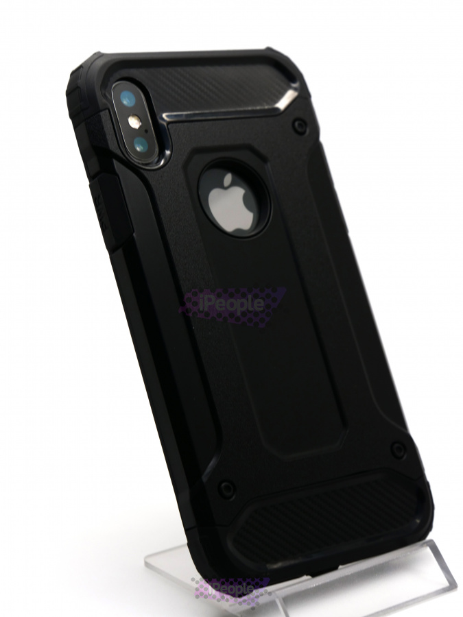Фото Противоударный чехол SGP для iPhone XS / X, Чёрный
