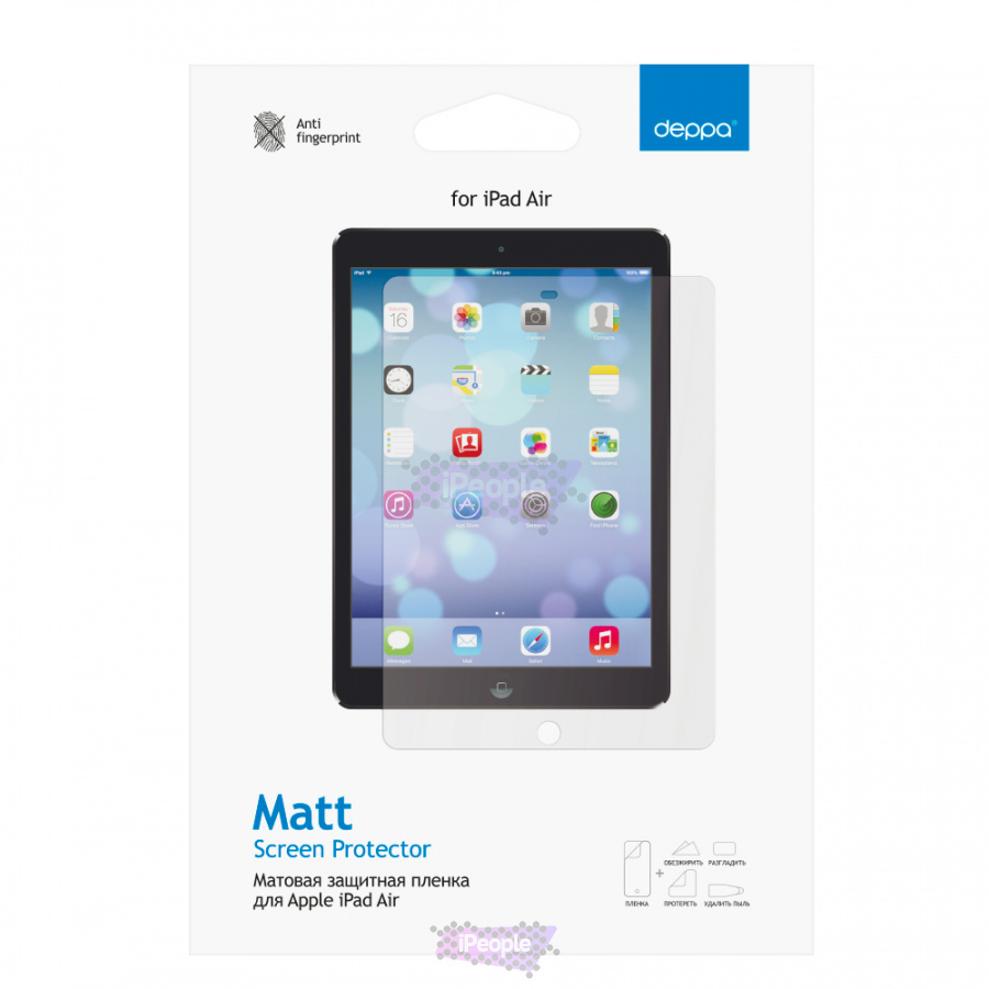 Фото Купить Защитная пленка для Apple iPad Air, матовая по низкой цене в Москве