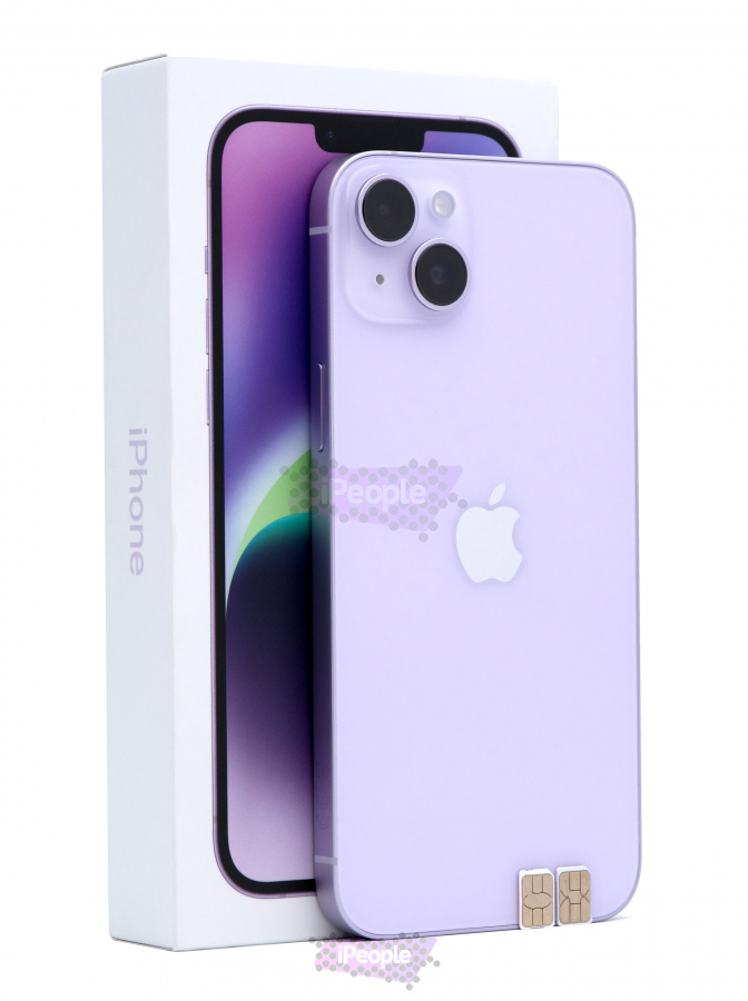 Фото Купить Apple iPhone 14 Plus 128Gb<br> Purple (Фиолетовый) Nano-Sim + Nano-Sim по низкой цене в Москве
