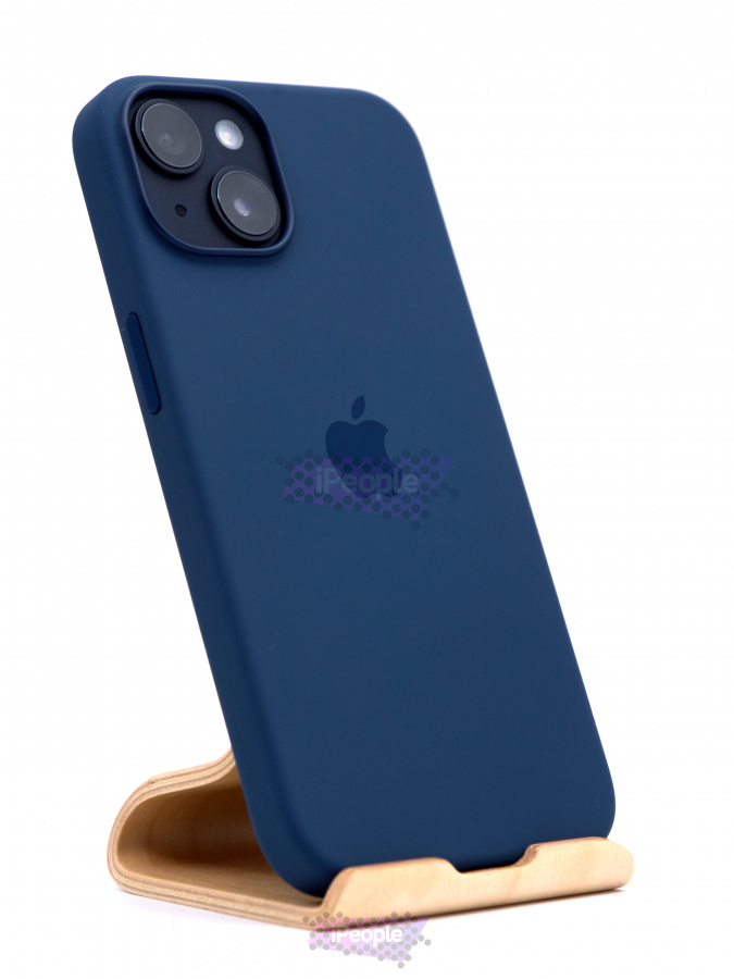 Фото Чехол Apple Silicone Case with MagSafe для iPhone 14 MPRV3, Тёмно-синий