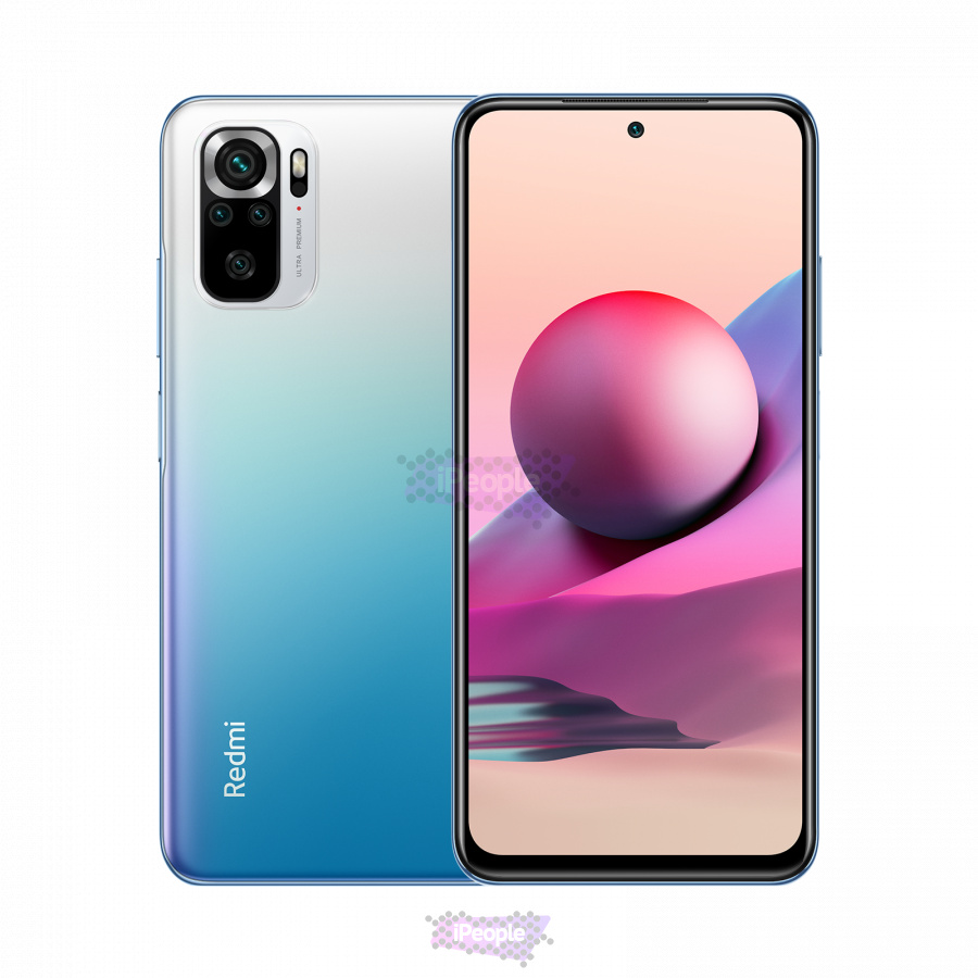 Фото Купить Смартфон Xiaomi Redmi Note 10S 4G 8Gb + 128Gb (Голубой) Global по низкой цене в Москве