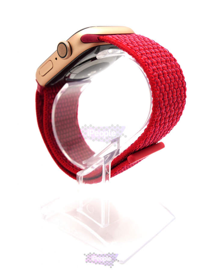 Фото Купить Ремешок Devia Deluxe Series для Apple Watch 44 / 42 мм (Малиновый) по низкой цене в Москве