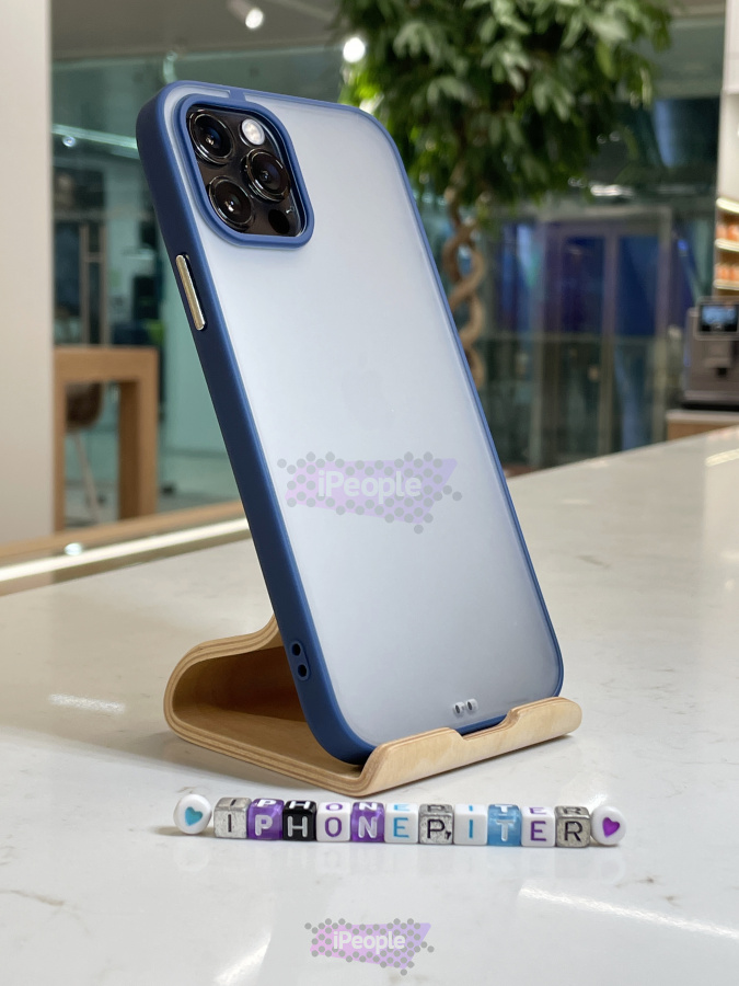 Фото Чехол-накладка SPACE 2 COLLECTION DROP PROTECTION iPhone 12/12 Pro, Синий
