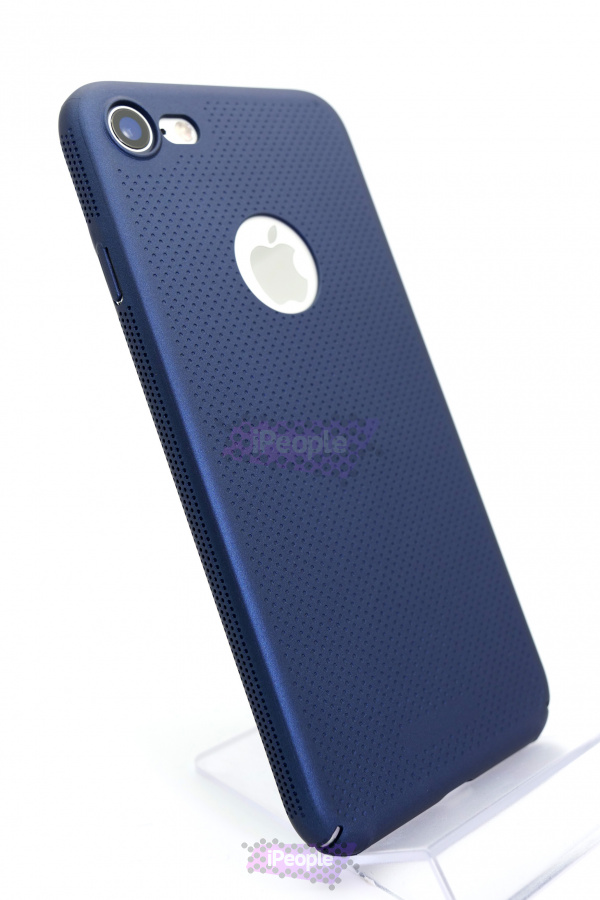 Фото Пластиковая 4D накладка перфорированная для iPhone 8 / 7, Синий