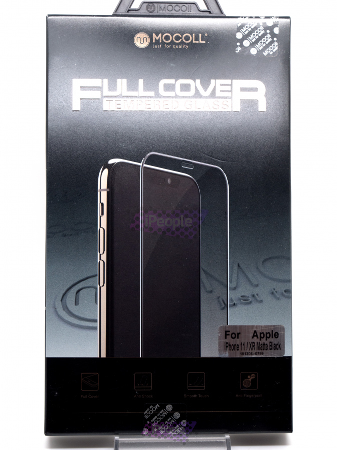 Фото Купить Матовое защитное 3D стекло Mocoll для iPhone 11 / XR по низкой цене в Москве