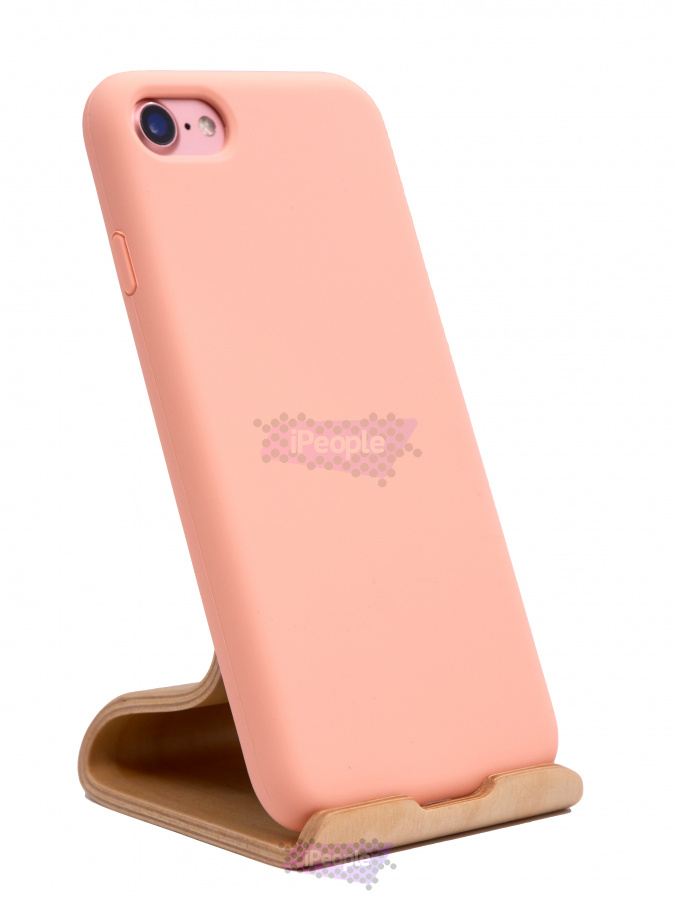 Фото Силиконовый чехол Candy для iPhone SE / 8 / 7, Персиковый