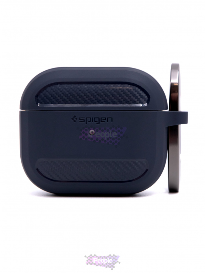 Фото Купить Чехол Spigen Rugged Armor с карабином для AirPods 3 по низкой цене в Москве
