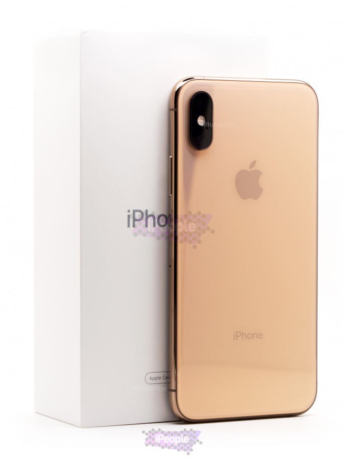 Фото Купить Apple iPhone XS 256Gb<br> Gold, официально восстановленный Apple по низкой цене в Москве