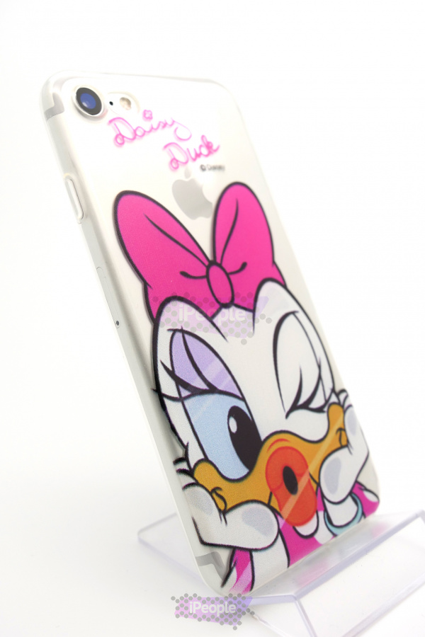 Фото Силиконовый чехол Kiss для iPhone 8 / 7, Daisy Duck, Прозрачный