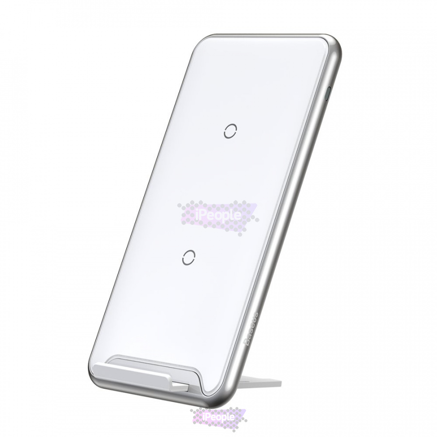 Фото Купить Беспроводное зарядное устройство Baseus Three-coil Wireless Charging Pad по низкой цене в Москве