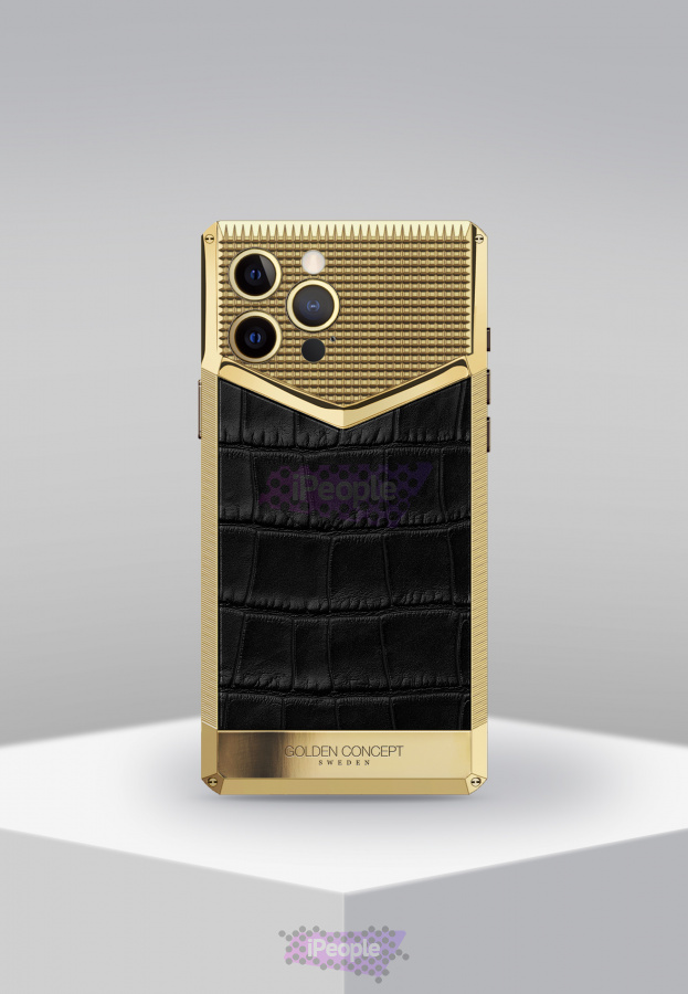 Фото Купить Корпус Golden Concept CLS Gold/black для IPhone 13 по низкой цене в Москве