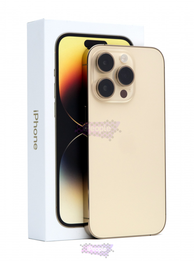 Фото Купить Apple iPhone 14 Pro 128Gb <br> Gold (Золотистый) Nano-sim + eSim по низкой цене в Москве