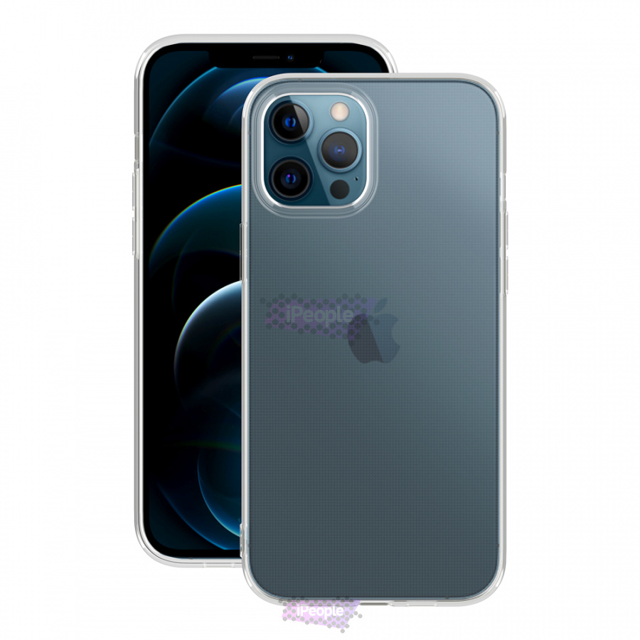 Фото Чехол Gel Basic для Apple iPhone 12 Pro Max, Прозрачный
