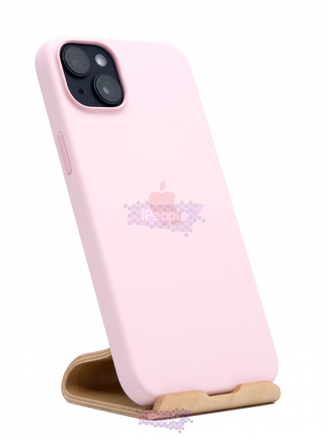 Фото Чехол Apple Silicone Case with MagSafe для iPhone 14 Plus MPT73, Бледно-розовый