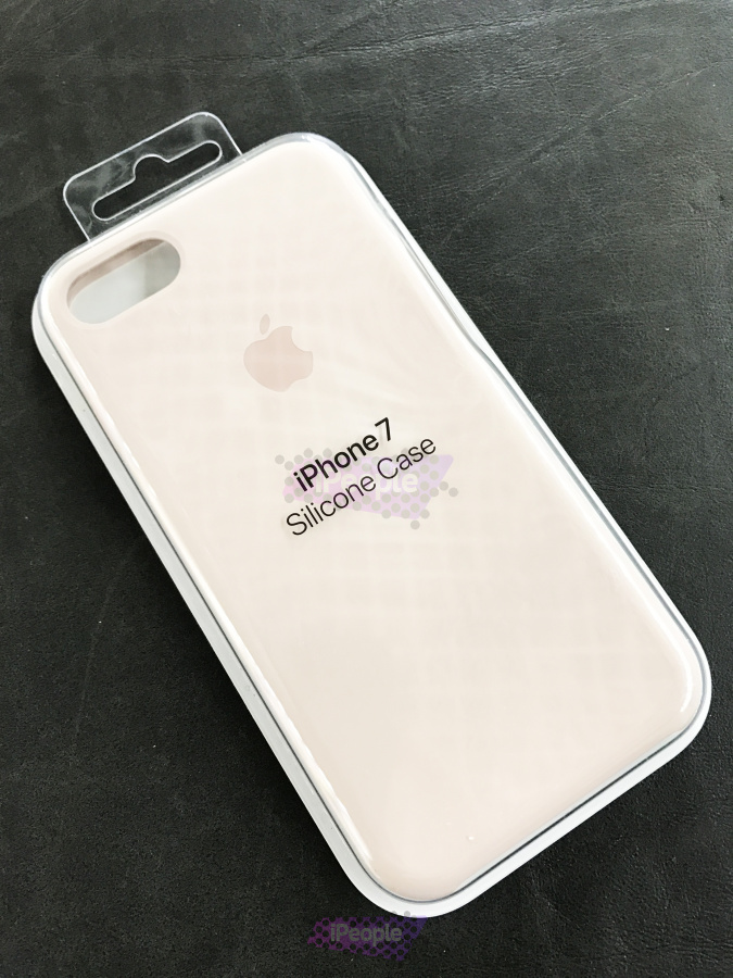 Фото Оригинальный чехол Apple iPhone 7 / 8 Silicone Case (MMX12ZM/A), Pink Sand, Бежевый