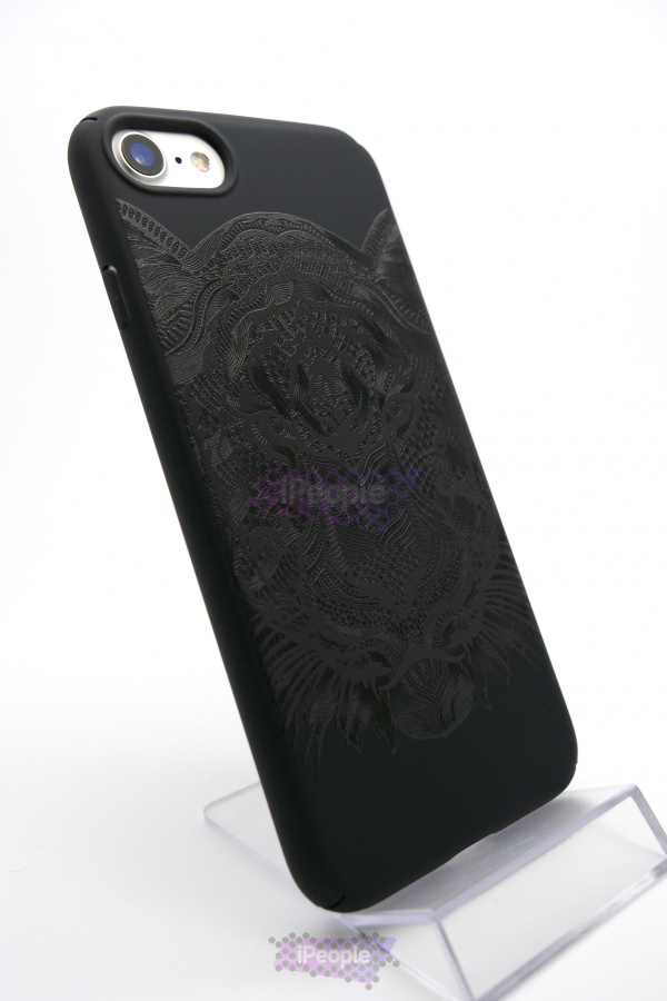 Фото Чехол Deppa ArtCase для iPhone 8 / 7, Black Тигр, Чёрный