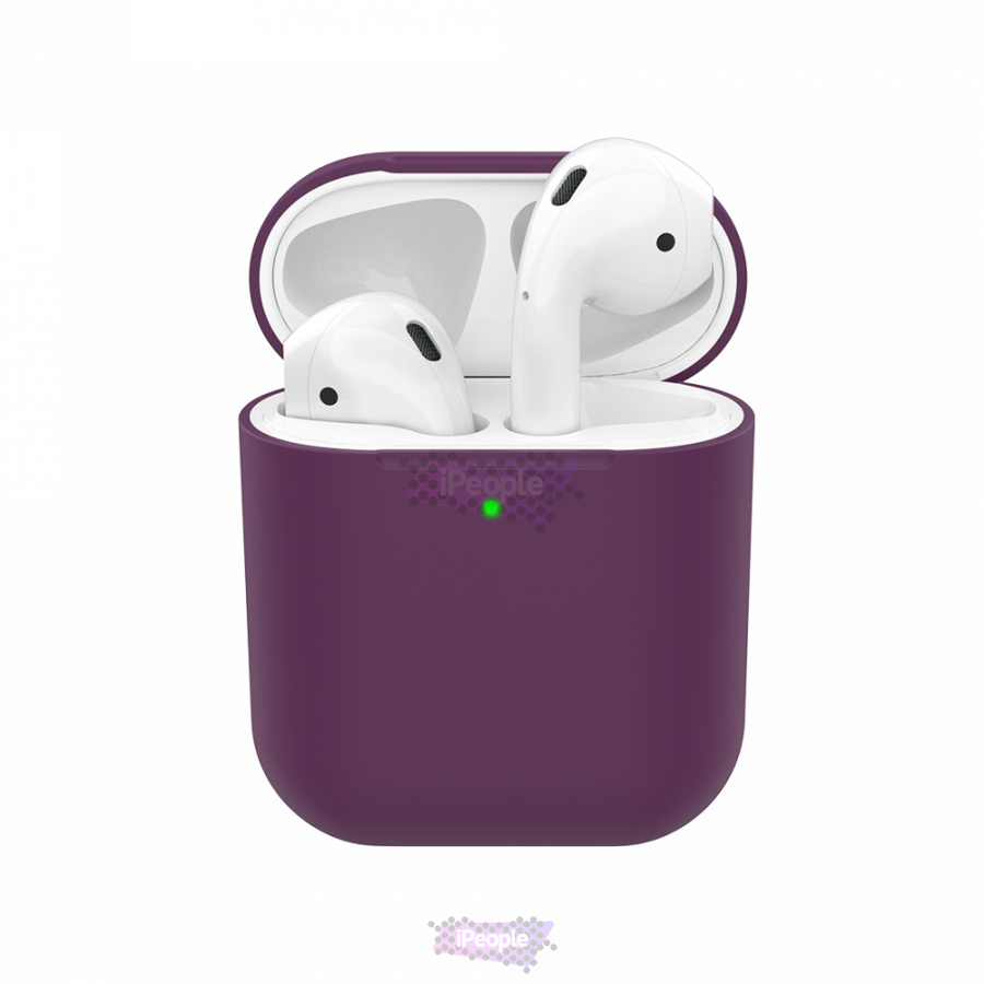 Фото Силиконовый чехол Ultra Slim для AirPods 1/2, Сиреневый
