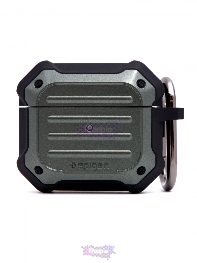 Фото Купить Чехол Spigen Tough Armor с карабином для AirPods 3 по низкой цене в Москве