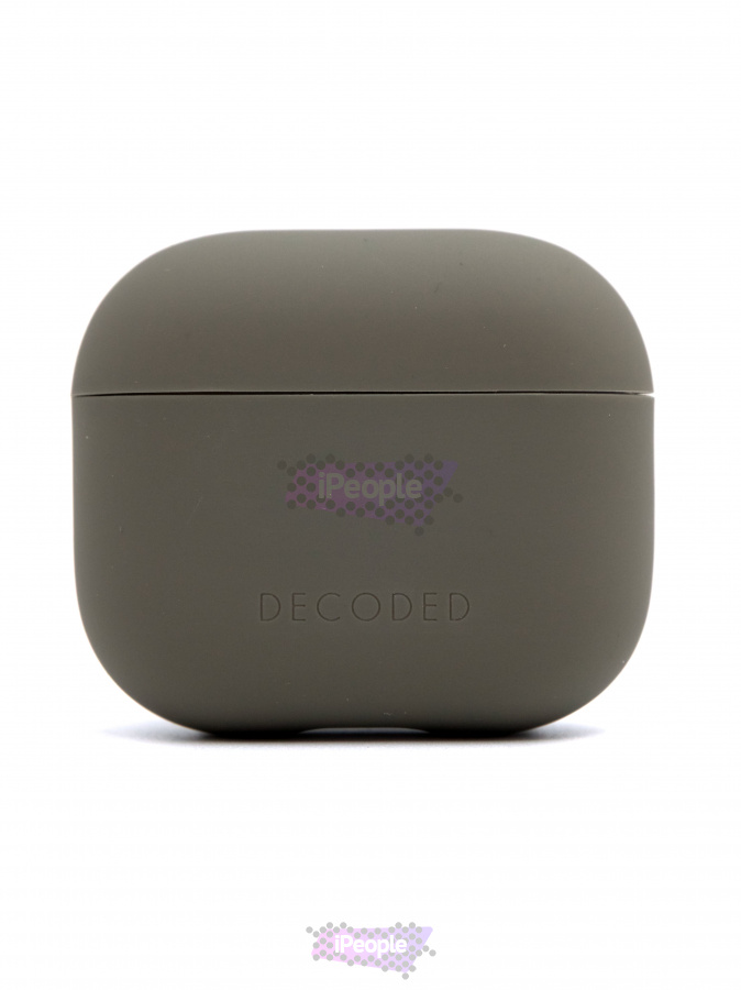 Фото Купить Чехол Decoded Silicone для AirPods 3 Тёмно-зелёный по низкой цене в Москве