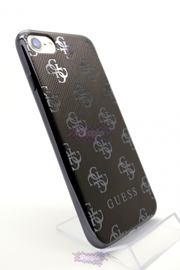 Фото Чехол Guess Soft 4G Case для iPhone 8 / 7, Black, Чёрный