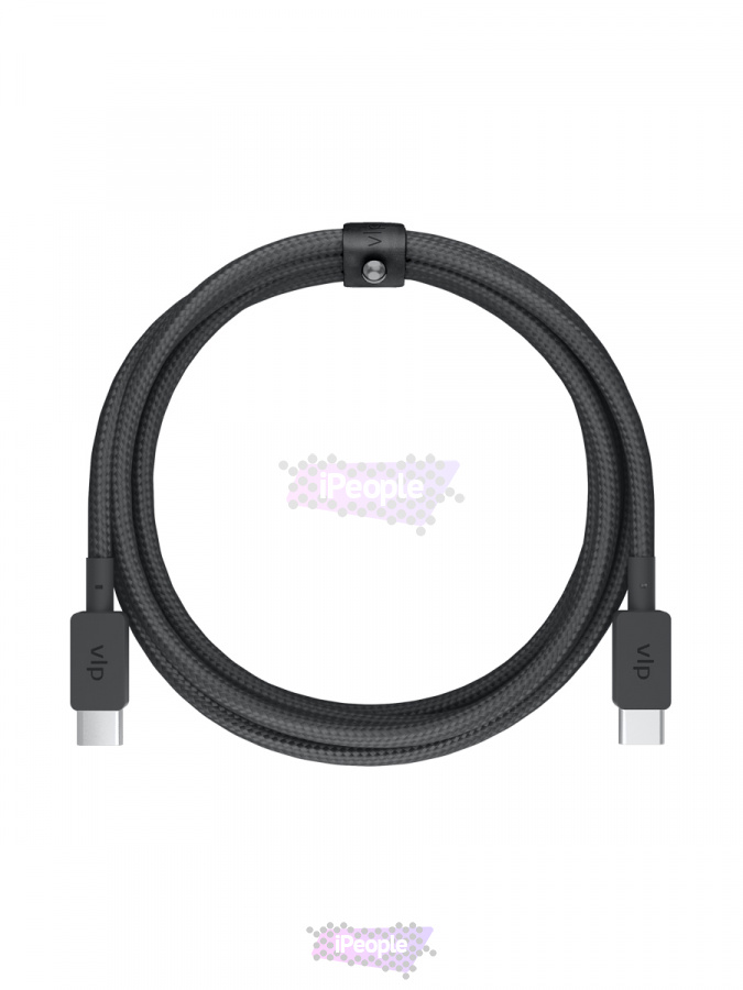 Фото Кабель VLP USB-C to USB-C 2м, Чёрный