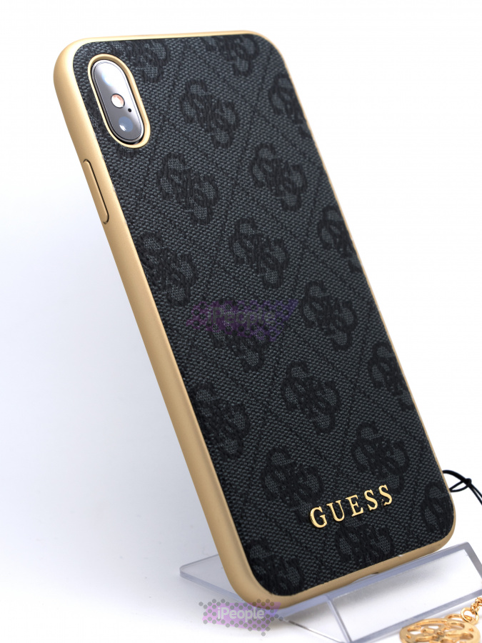 Фото Чехол Guess Charms Collection Hard для iPhone XS Max, Серый