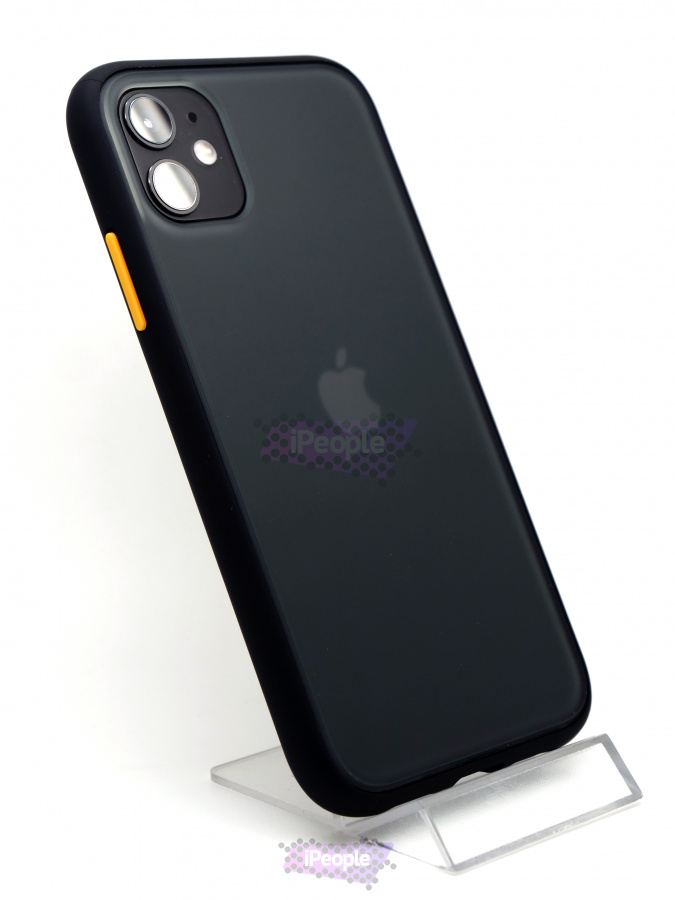 Фото Чехол-накладка Bfauffen с цветными краями для iPhone 11, Чёрный