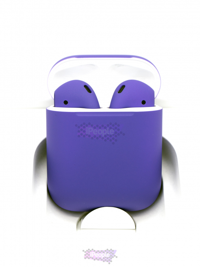 Фото Купить Беспроводные наушники Apple AirPods 2 (Фиолетовый) по низкой цене в Москве
