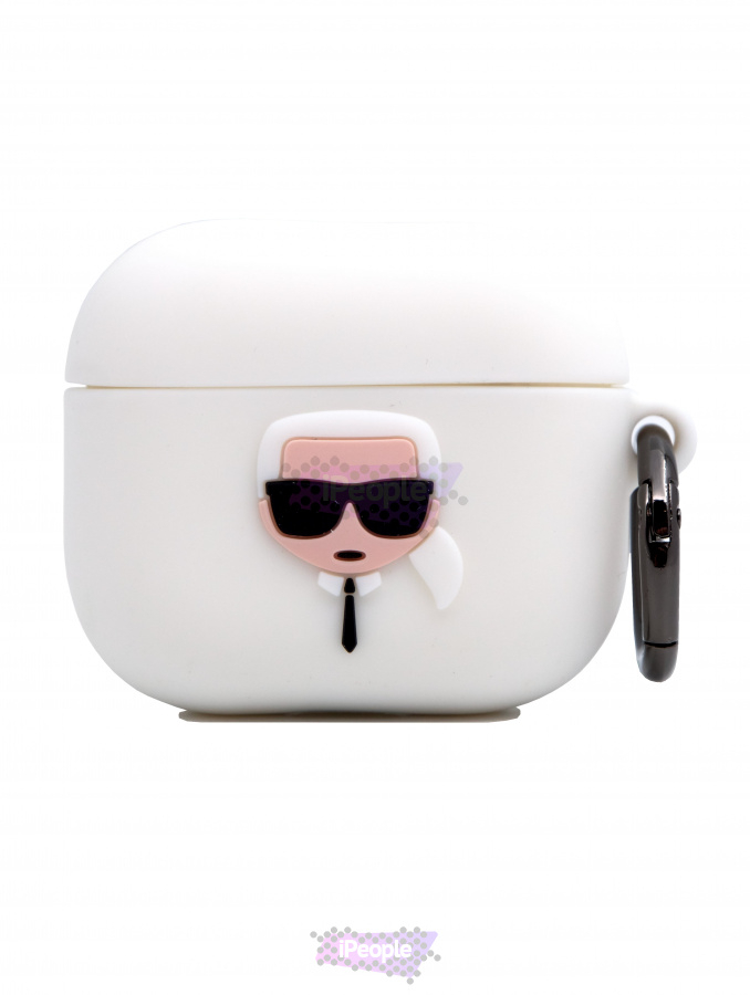 Фото Купить Чехол Karl Lagerfeld для AirPods 3 с карабином по низкой цене в Москве