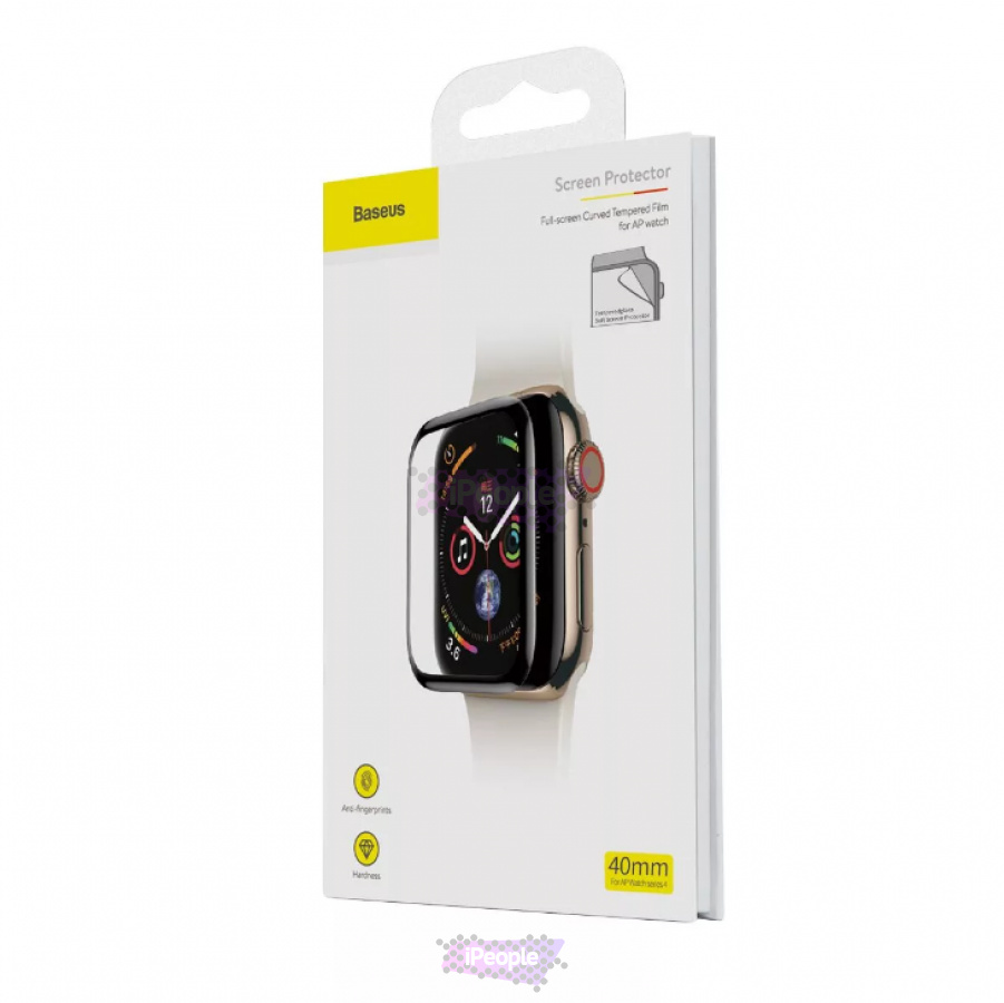 Фото Купить Защитное стекло Baseus 3D Full для Apple Watch 40mm по низкой цене в Москве