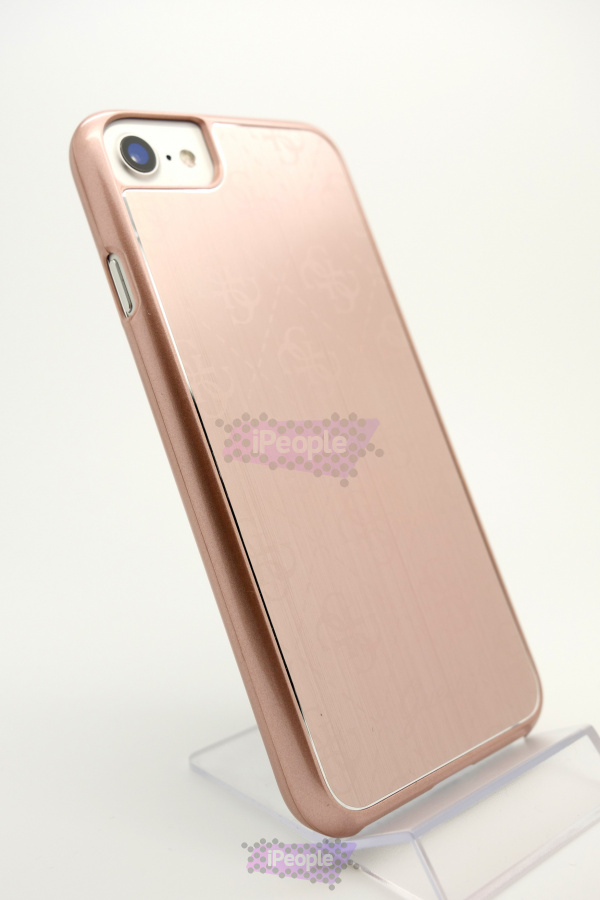 Фото Чехол Guess Aluminum Hard Case на iPhone 8 / 7, Бледно-розовый