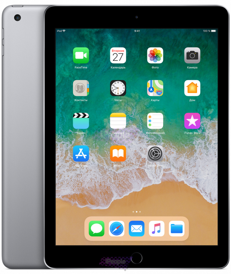 Фото Купить Apple iPad 2018 Wi-Fi 32gb Space Gray (MR7F2)