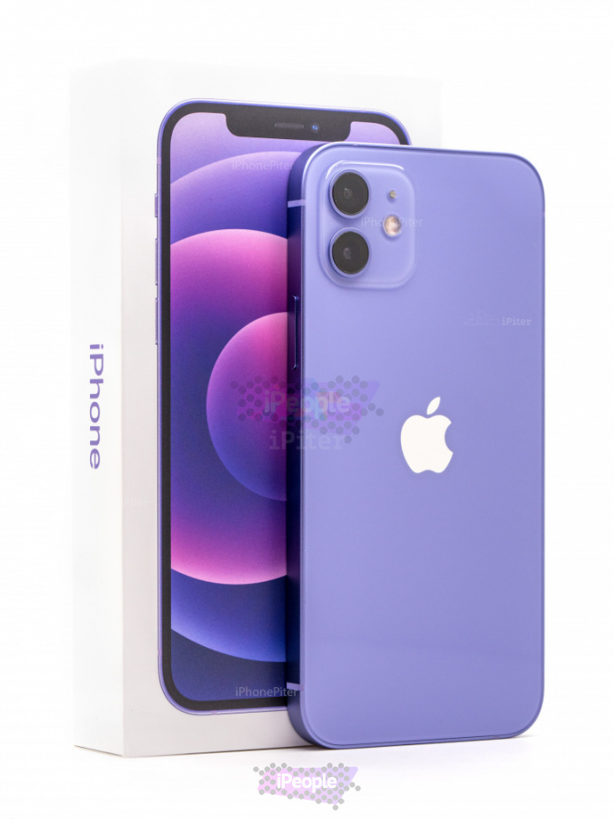 Фото Купить Apple iPhone 12 64Gb<br> Purple (Фиолетовый) Уценка по низкой цене в Москве