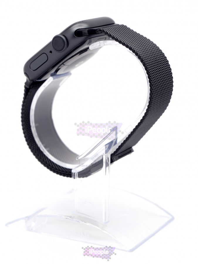 Фото Купить Браслет миланская петля для Apple Watch 40 / 38 мм (Чёрный) по низкой цене в Москве