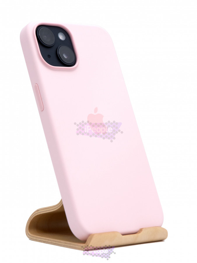 Фото Чехол Apple Silicone Case with MagSafe для iPhone 14 MPRX3, Бледно-розовый