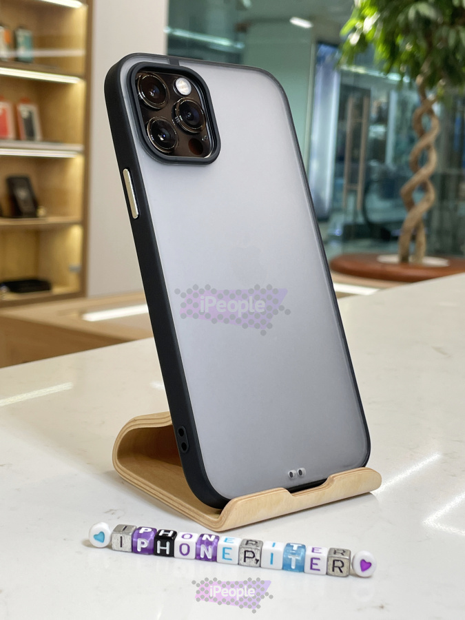 Фото Чехол-накладка SPACE 2 COLLECTION DROP PROTECTION iPhone 12/12 Pro, Чёрный