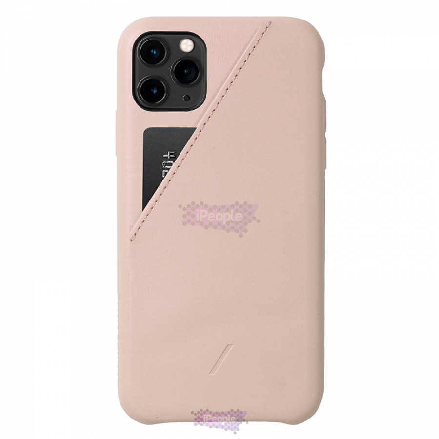 Фото Чехол Native Union Clic Card для iPhone 11 Pro Max, Бледно-розовый