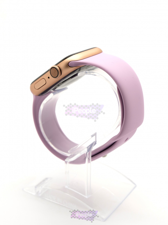 Фото Купить Силиконовый спортивный ремешок для Apple Watch 44 / 42 мм (Сиреневый) по низкой цене в Москве