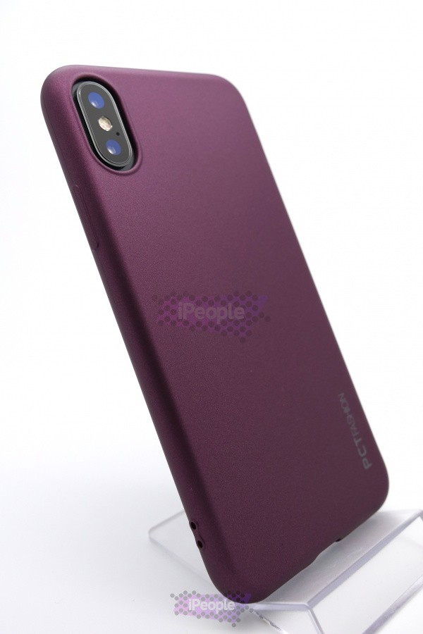 Фото Силиконовый чехол PCTFashion для iPhone X, Фиолетовый