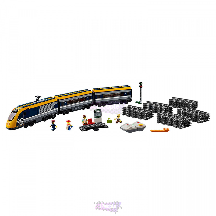 Фото Купить Конструктор LEGO City Trains Пассажирский поезд 60197 по низкой цене в Москве