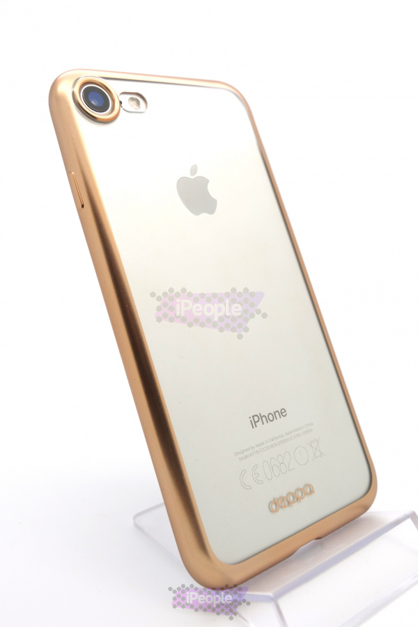 Фото Чехол Deppa Gel+ матовый для Apple iPhone 8 / 7, Золотой