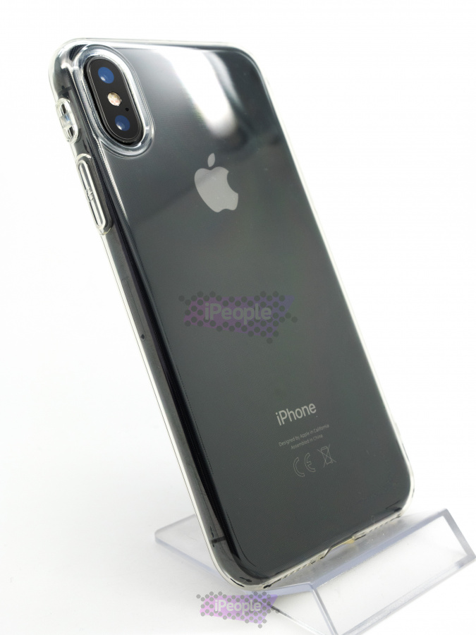 Фото Силиконовый чехол для iPhone XS / X, Прозрачный