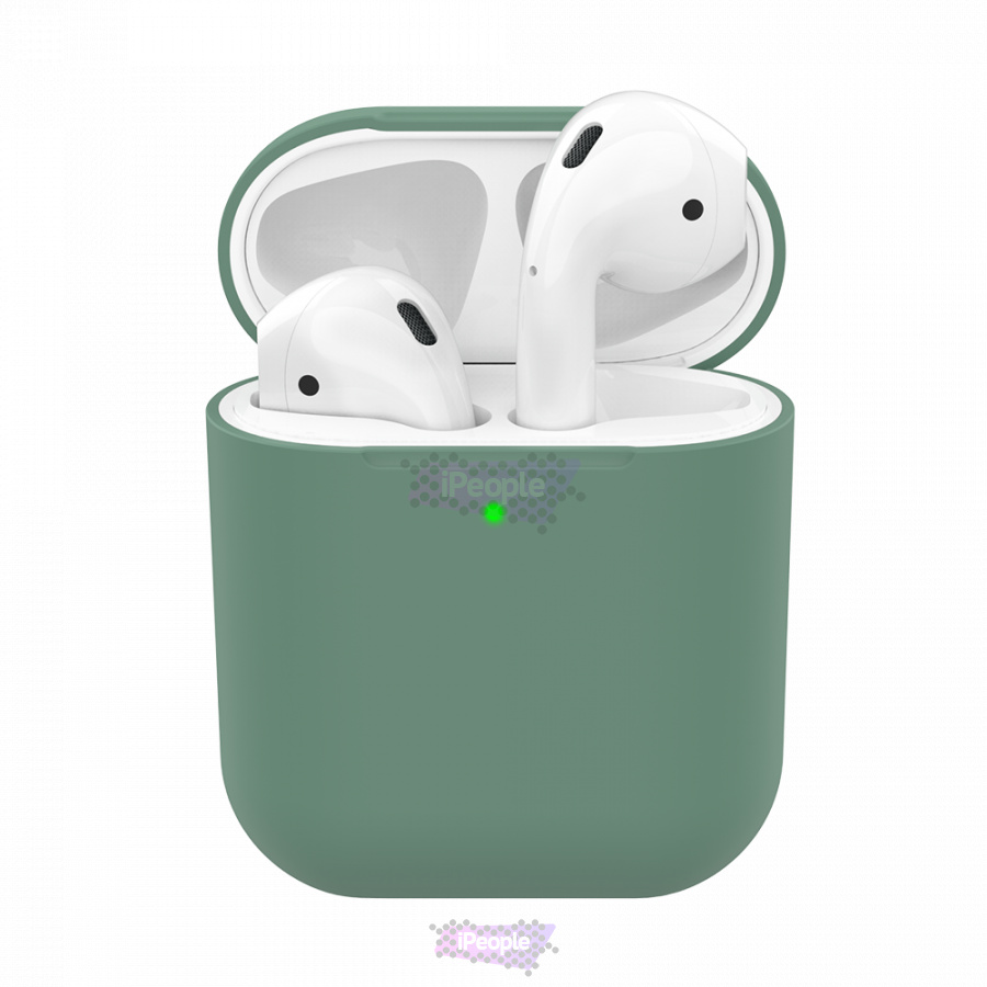 Фото Силиконовый чехол Ultra Slim для AirPods 1/2, Зелёный