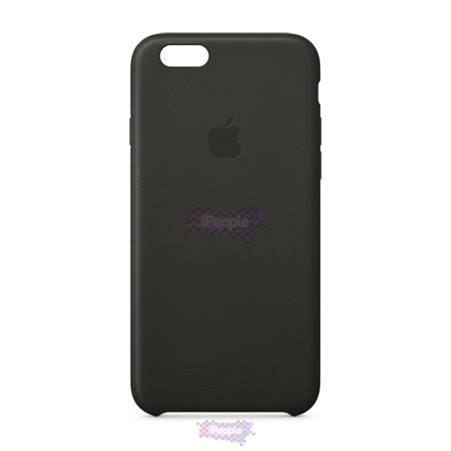 Фото Apple iPhone 6/6s Leather Case (MGR62), Чёрный