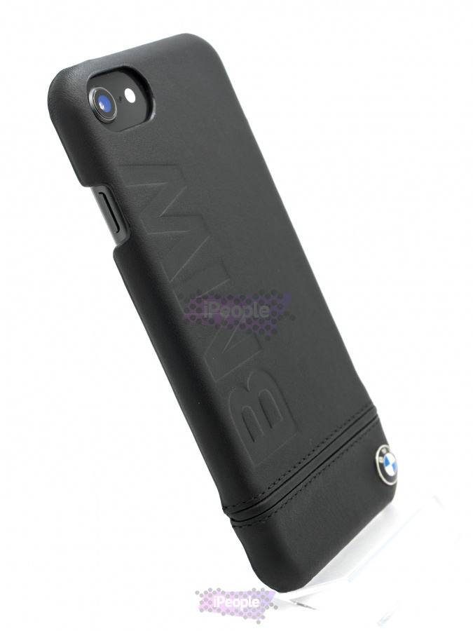 Фото Накладка BMW Signature Logo Imprint для iPhone 8 / 7, Чёрный