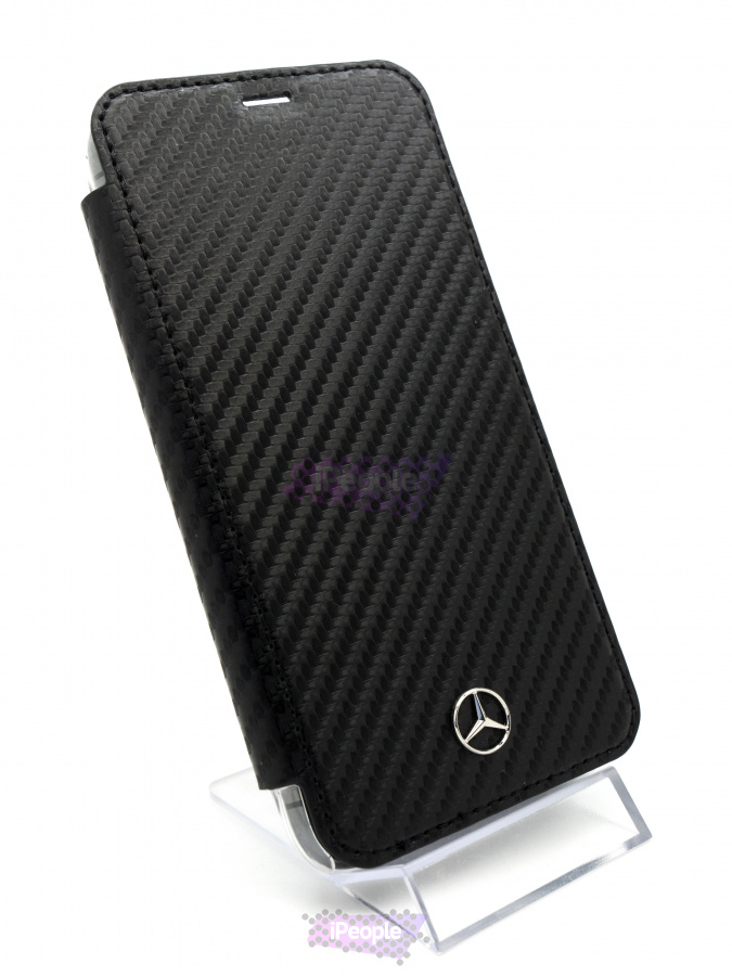 Фото Чехол-накладка Mercedes Benz Carbon Pattern для iPhone XS / X, Чёрный