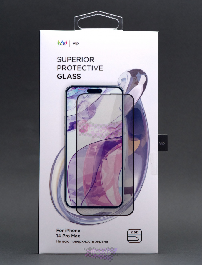 Фото Купить Защитное стекло VLP 2.5D для iPhone 14 Pro Max по низкой цене в Москве
