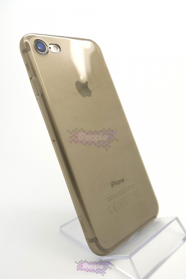 Фото Ультратонкий силиконовый чехол Brauffen с защитой камеры для iPhone SE 2020 / 8 / 7, Чёрный