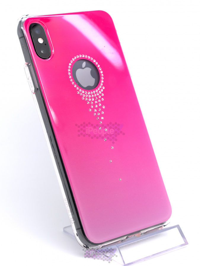 Фото Чехол Devia Angel Tears Series Crystal для iPhone XS Max, Розовый