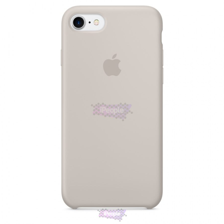 Фото Оригинальный чехол Apple iPhone 7 / 8 Silicone Case (MMWR2ZM/A), Stone, Бежевый